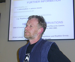 Ian Cooper from The Wildlife Trust.